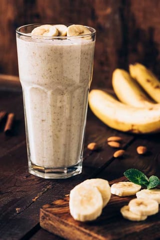 banana cinnamon coffee shake