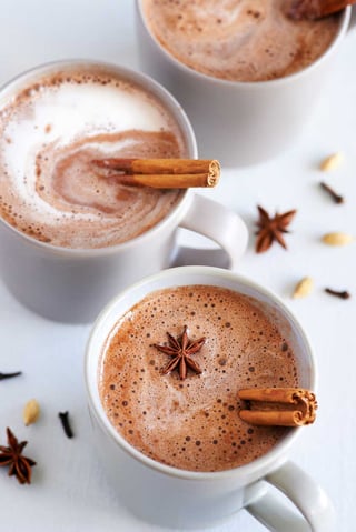 chocolate cinnamon cappuccino