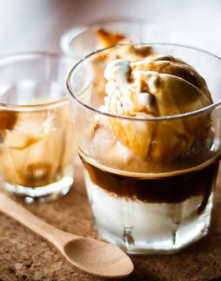 affogato kave desszert recept