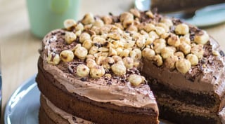hazelnut chocolate cake teaser