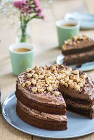 hazelnut chocolate cake